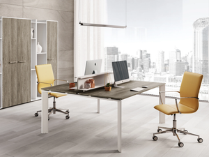 BRAMANTE - Rectangular workstation desk _ CUF Milano